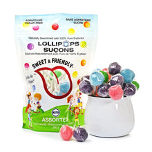 Load image into Gallery viewer, Sugar Free Lollipops Mixed Flavours 250g